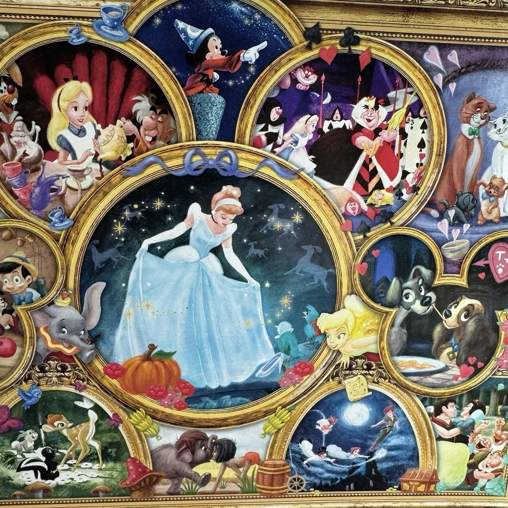 Disney Classics Collage Jigsaw Puzzle‎ 1500 Piece Dreams Collection 32x24